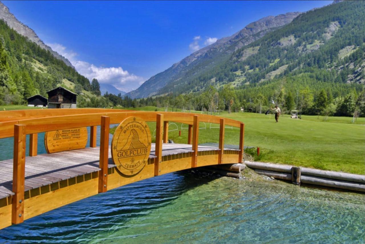 Moderne Dachwohnung Naehe Zermatt Mit Balkon Теш Екстер'єр фото